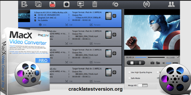 MacX Video Converter Crack